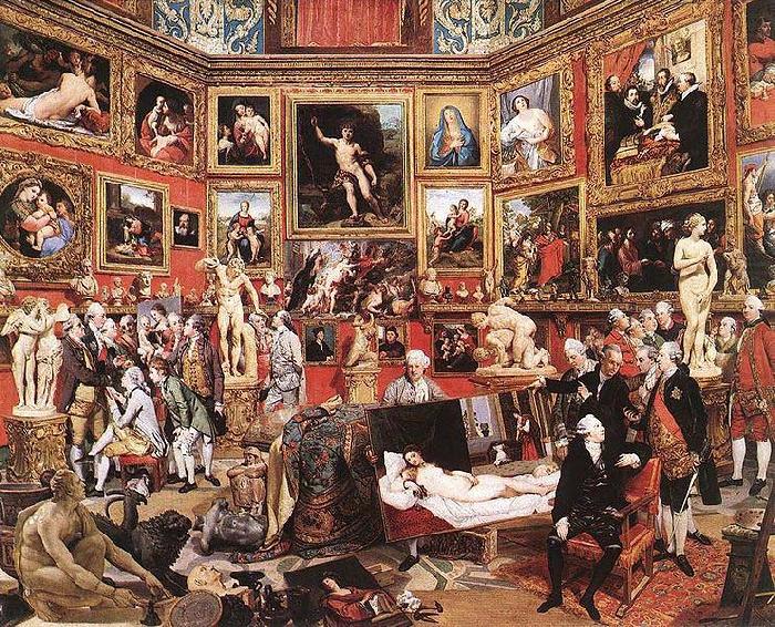 Johann Zoffany The Tribuna of the Uffizi, china oil painting image